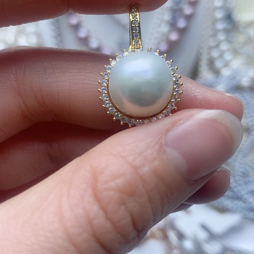 未镶嵌吊坠淡水珍珠