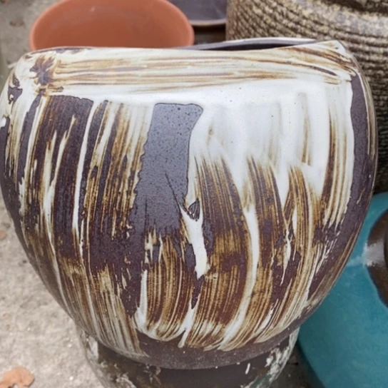 【闪购商品】紫砂花盆高23口20瑕疵