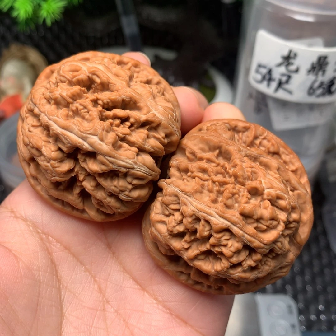 文玩核桃把件青*49-722-005