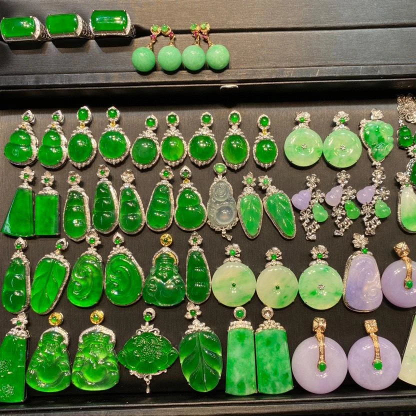 高端甄选翡翠吊坠（一物一图，所见即所得）