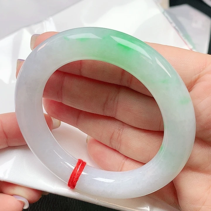 翡翠手镯未镶嵌圆条2771