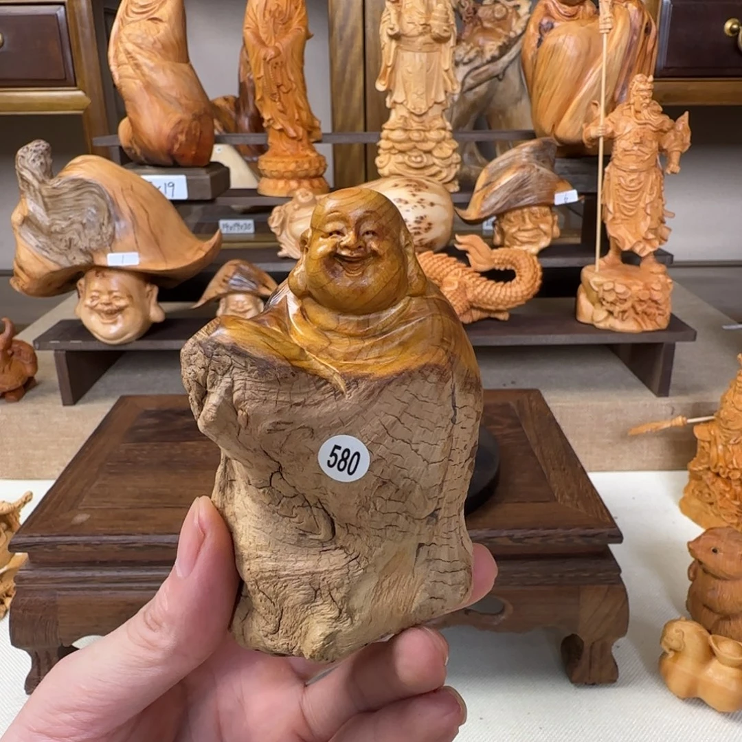 崖柏小木匠艺雕一物一拍