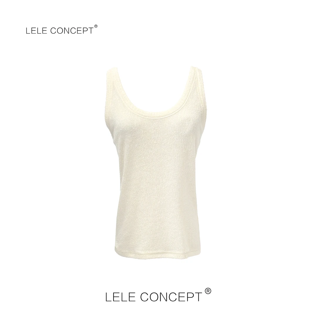 LELE CONCEPT丨【精选推荐】简约大气时尚高级大领背心BX044