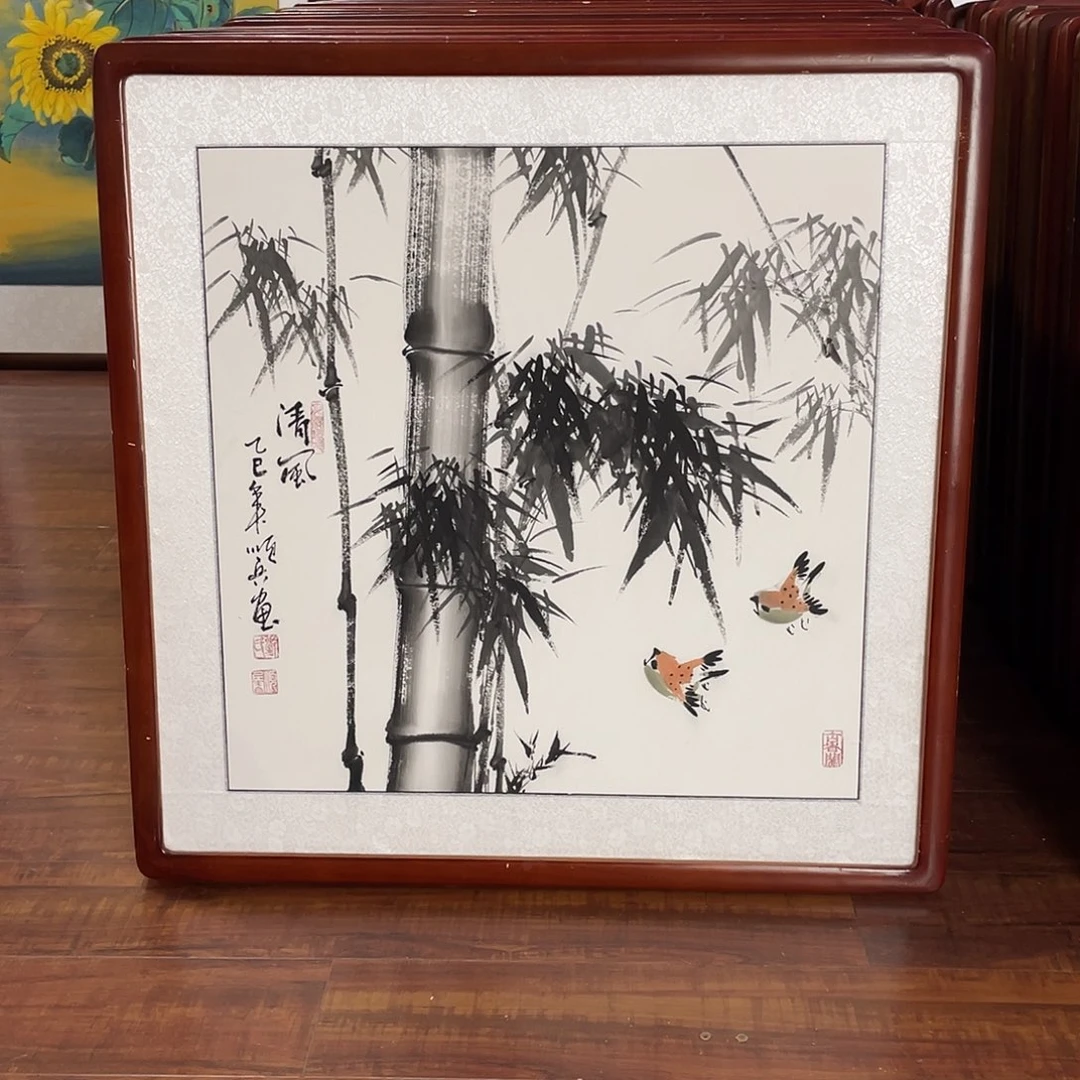 国画带框尺寸63*63厘米