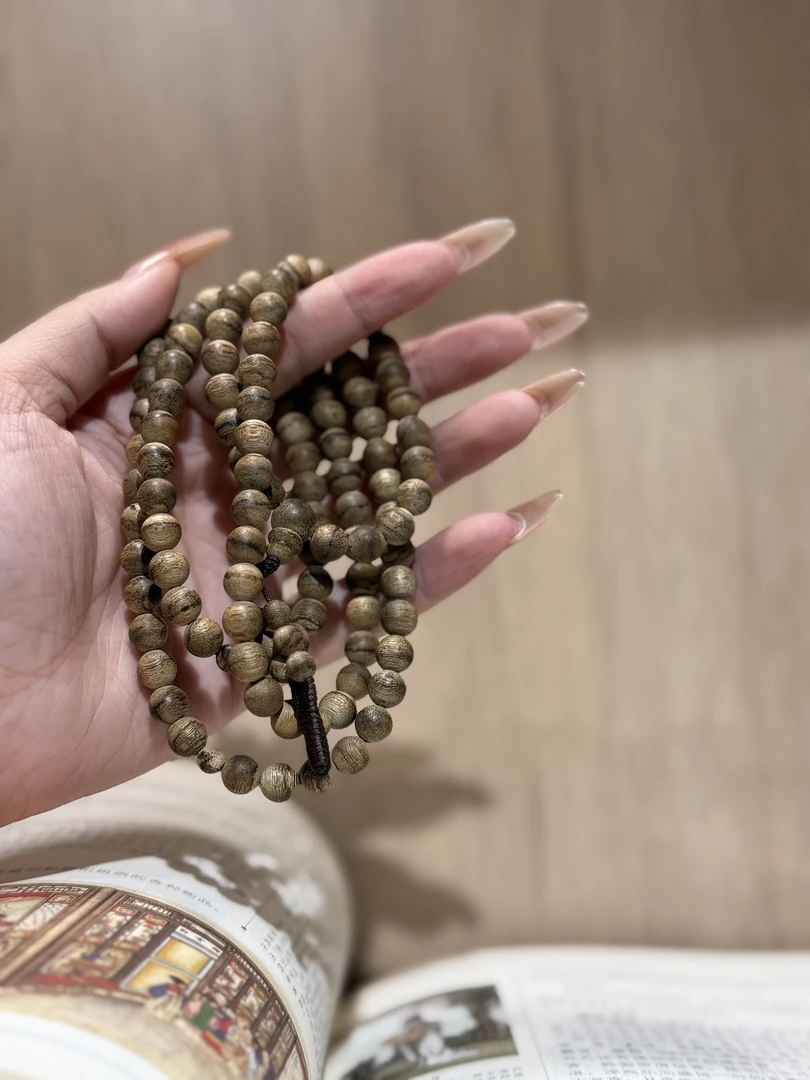 沉香【闻道香学沉香馆】16.8克 卡7mm达拉干野生天然沉香手串