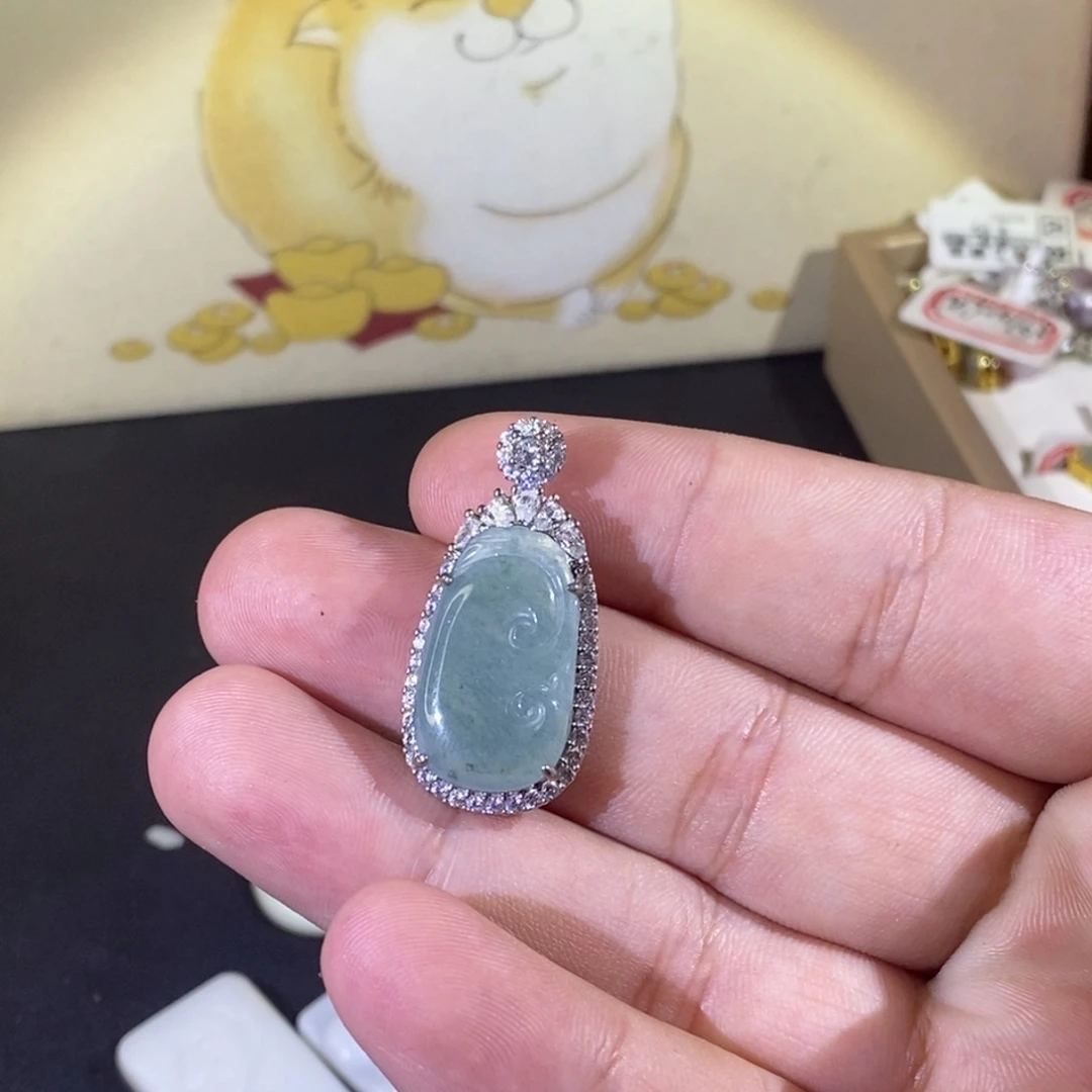 颈饰未镶嵌翡翠翡翠吊坠