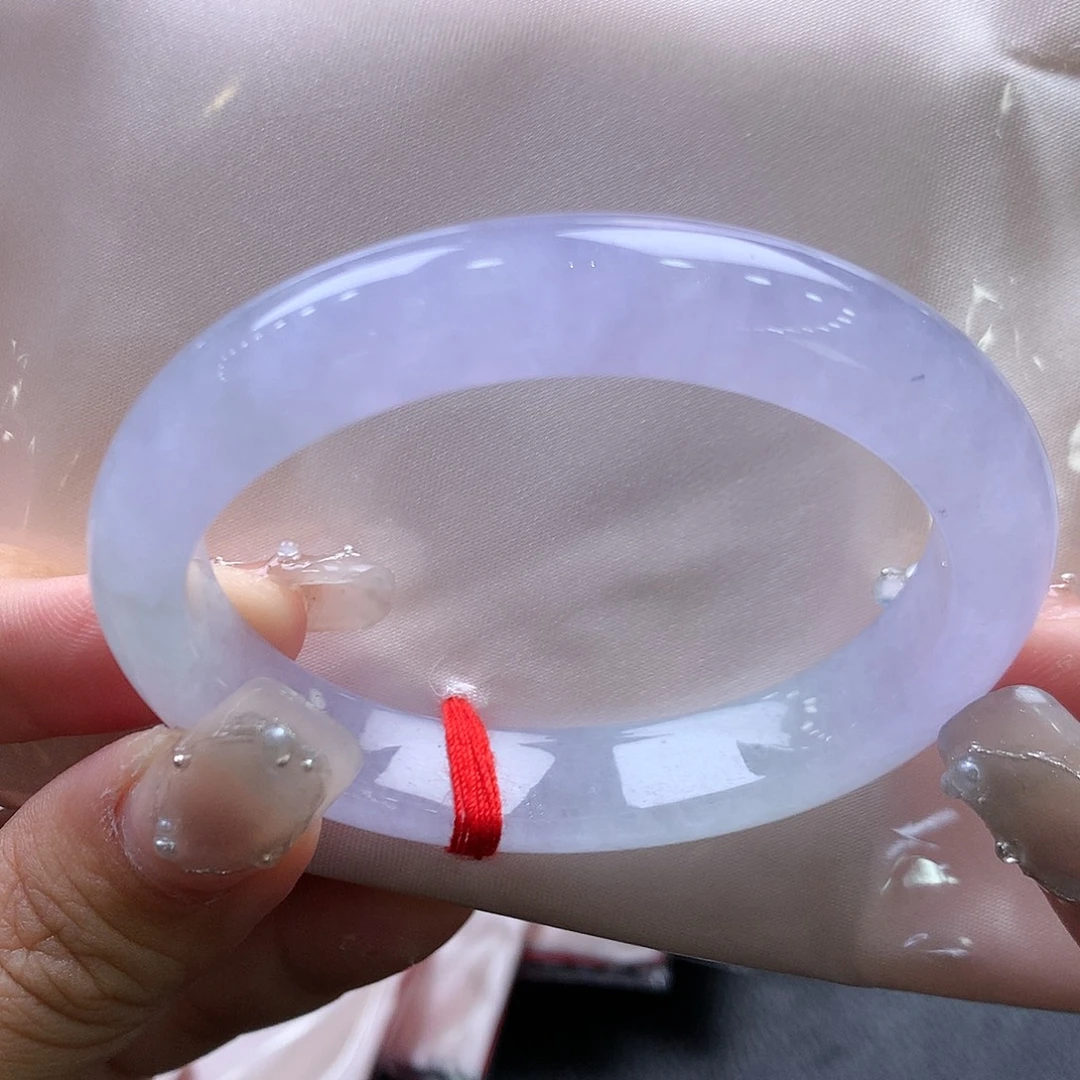 翡翠未镶嵌手镯52.4贵妃