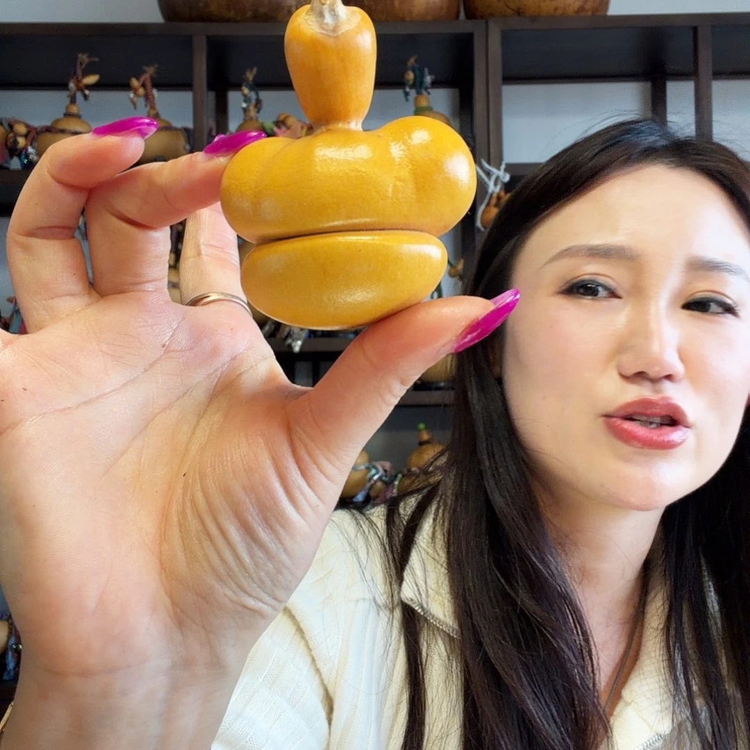 李***丫熊猫脸钱袋子葫芦把件