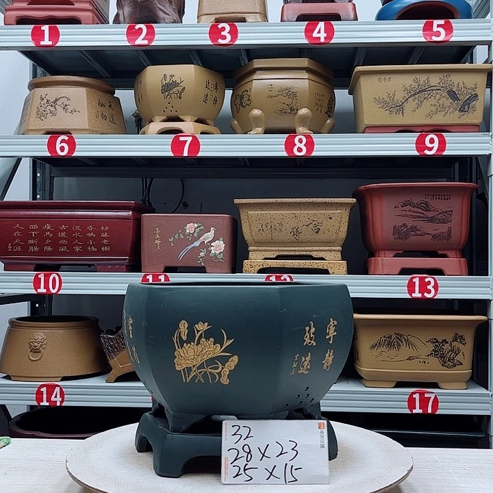 紫砂花盆紫砂花盆