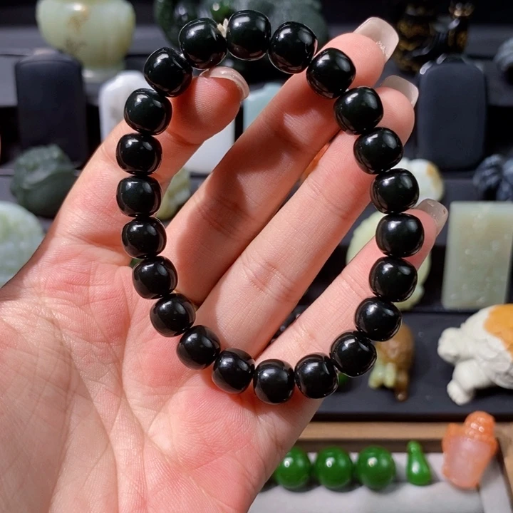 和田玉未镶嵌颈饰附****功