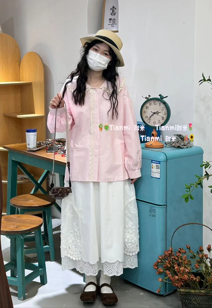 叨叨推荐款 TM#85001#条纹衬衫（春季新款）FL