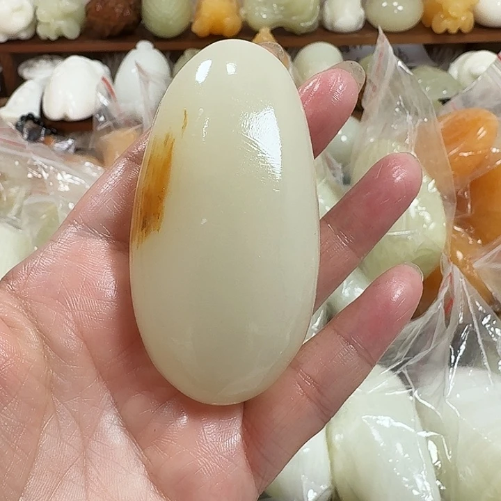 路***言砖雕石头手把件不退不换