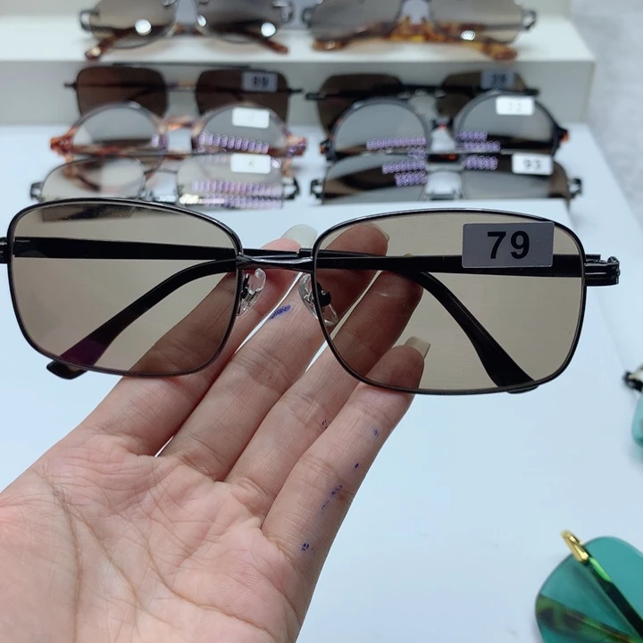 风**?深茶色全框眼镜79