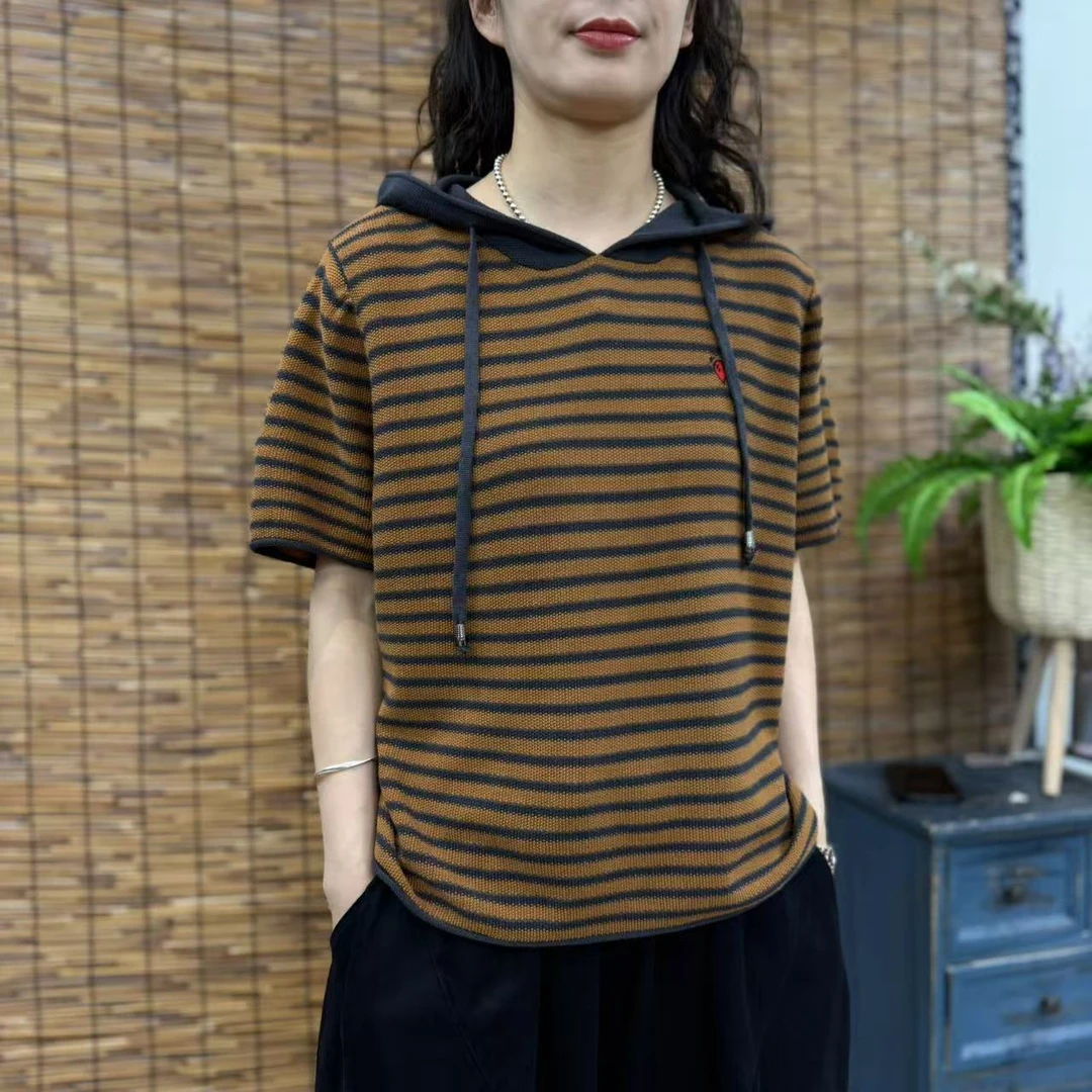 9743新款夏季休闲减龄碎花遮肉简约短袖T恤