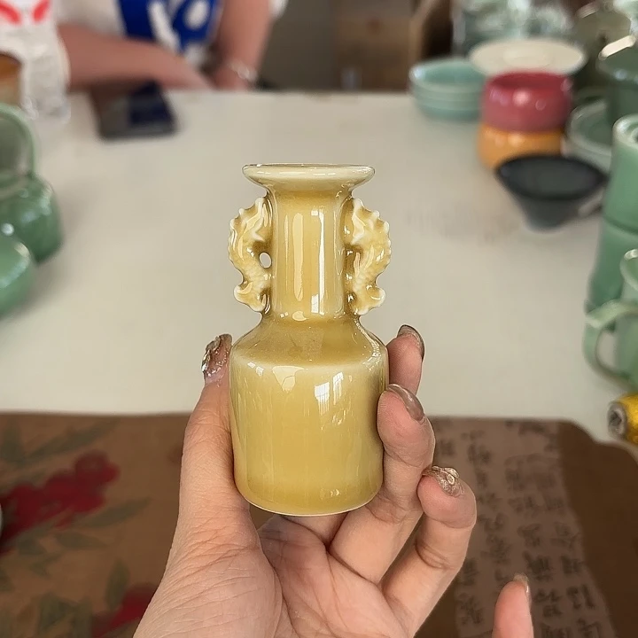 龙泉云间青瓷小米茶器