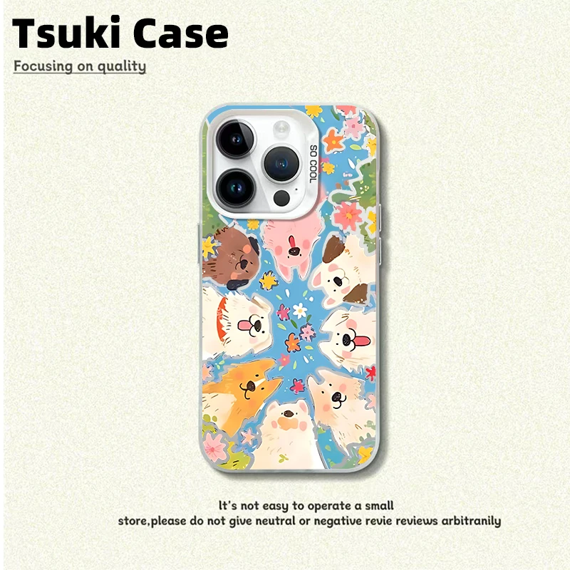 IMD彩银壳适用苹果17promax华为vivo小米oppo手机売新款防摔