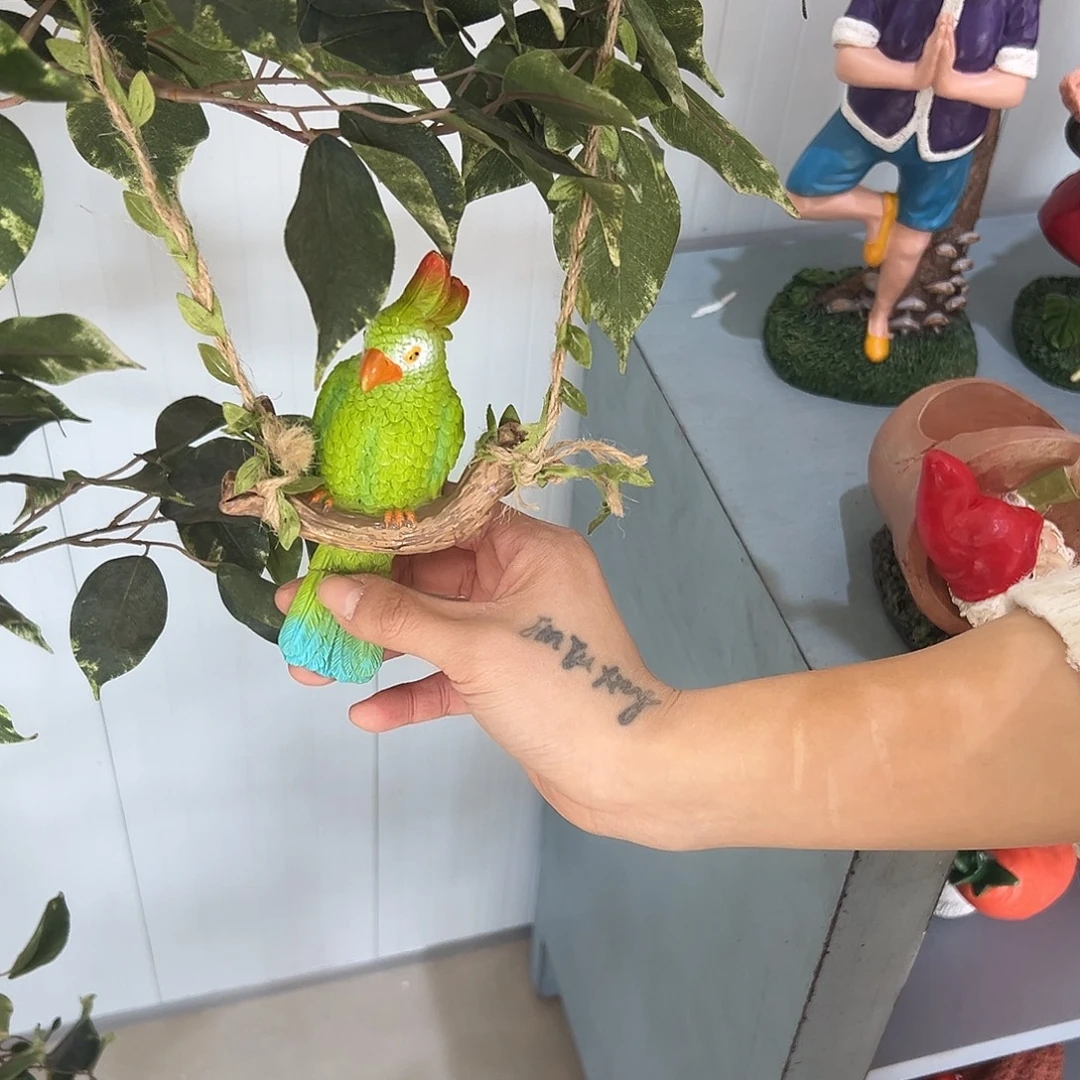 花园摆件红红火火