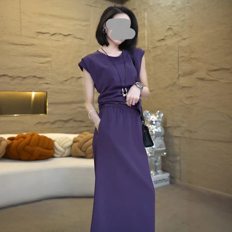 欧货时尚套装女2025夏季气质宽松高级感短早秋早秋肌理感气质套装