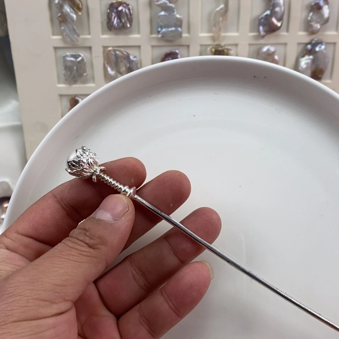 淡水珍珠耳饰未镶嵌夏****灼