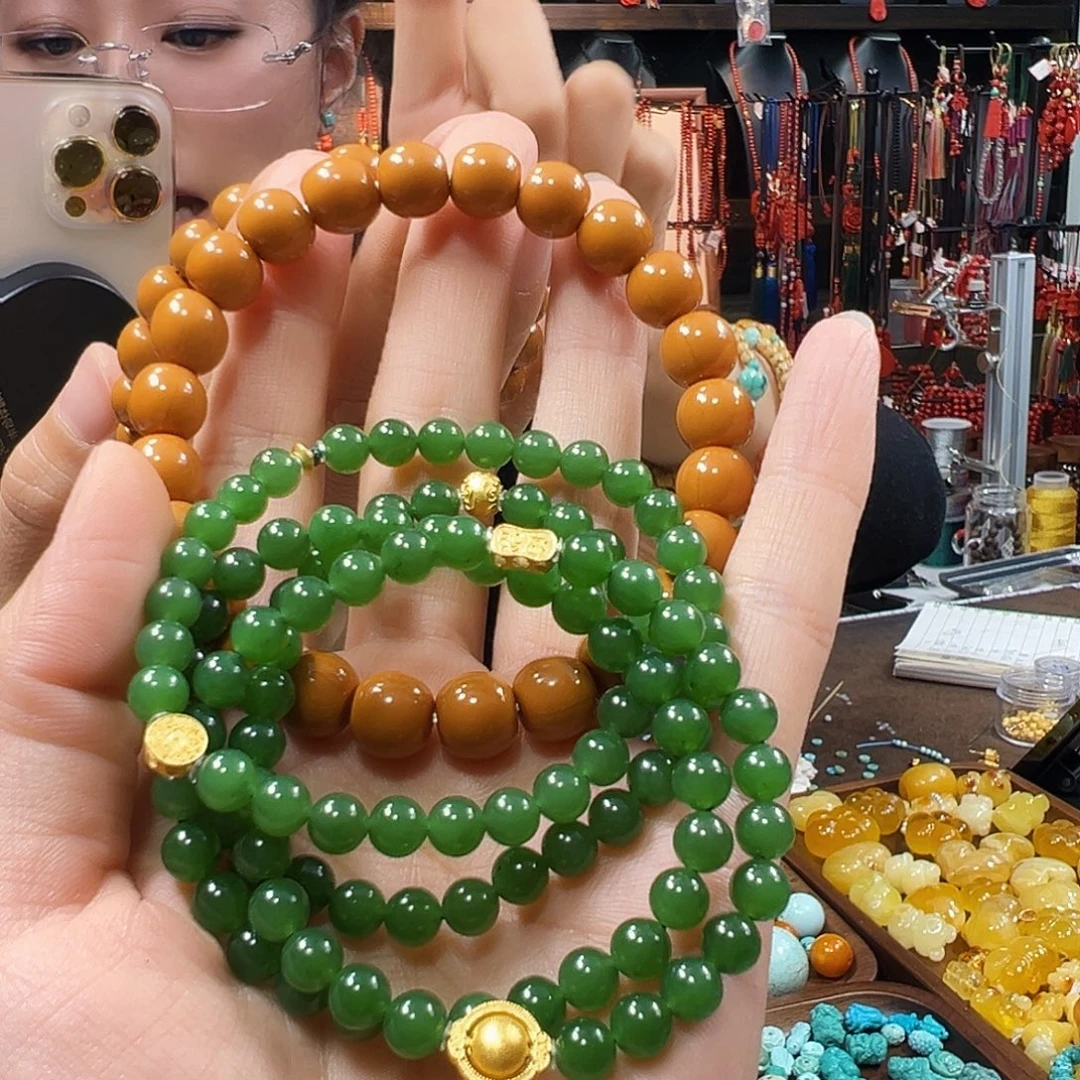 莉***y手串猴头核桃手串