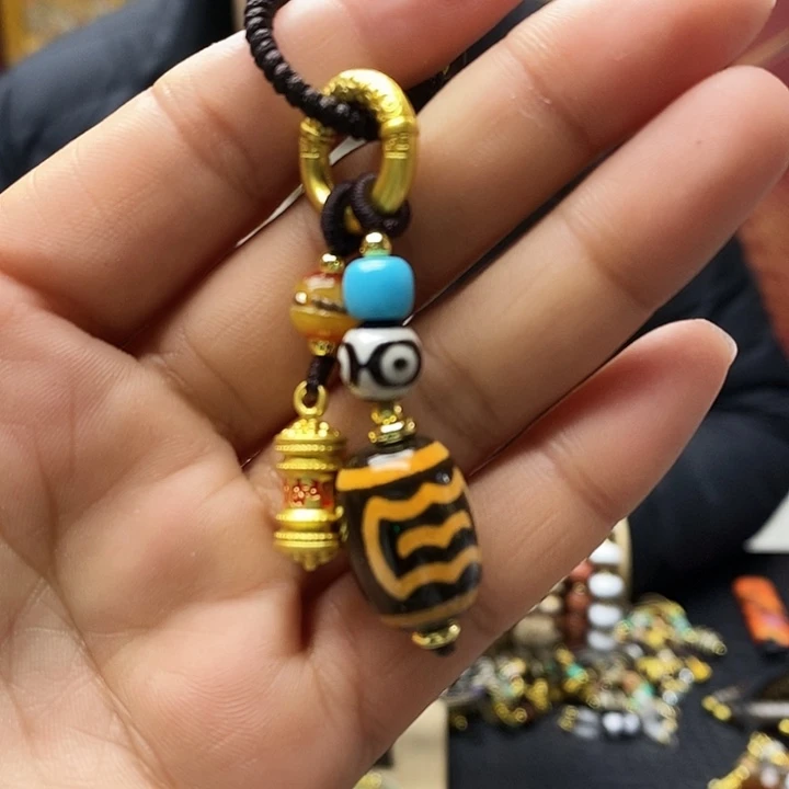 玛瑙/玉髓合金颈饰