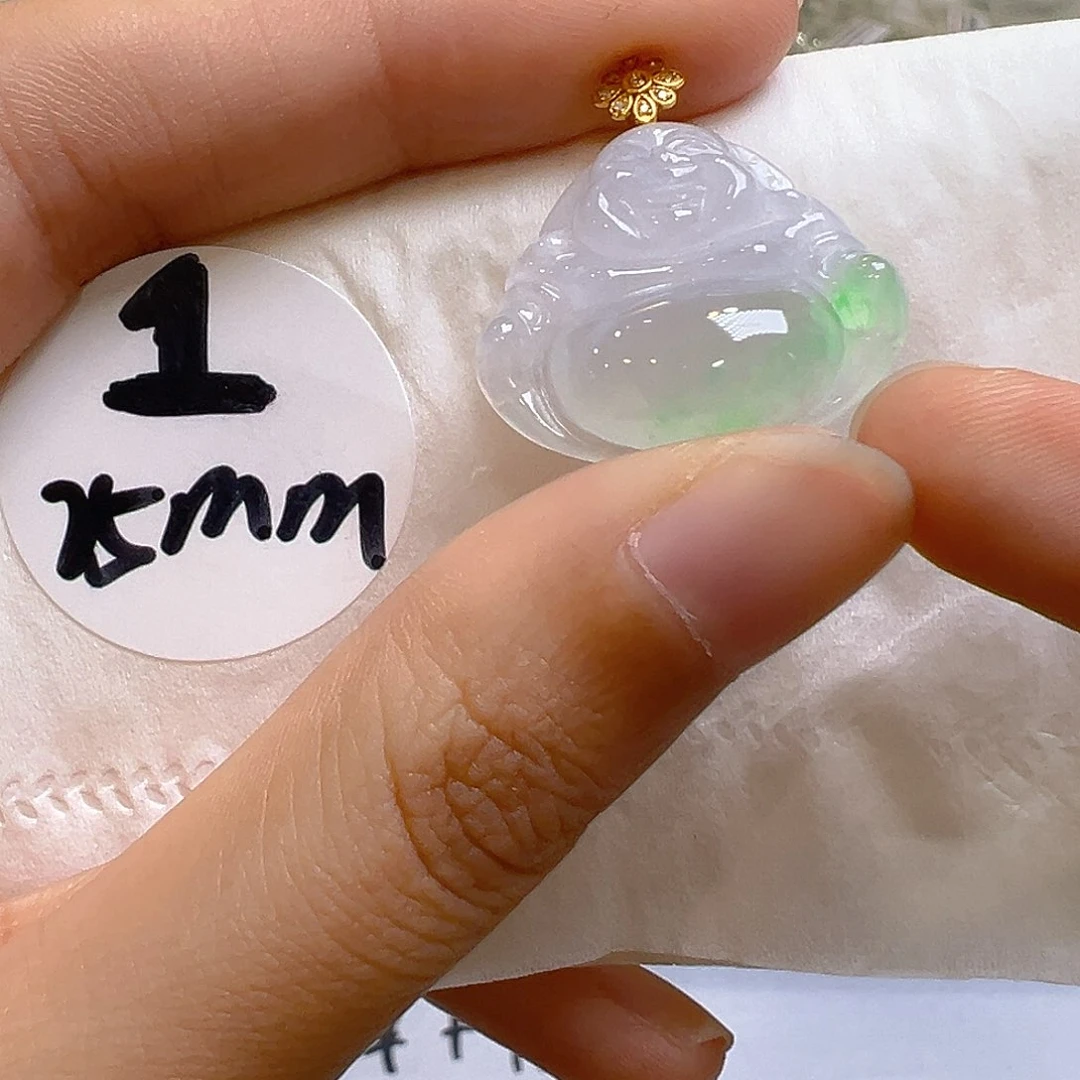 翡翠18K金镶嵌颈饰翡翠