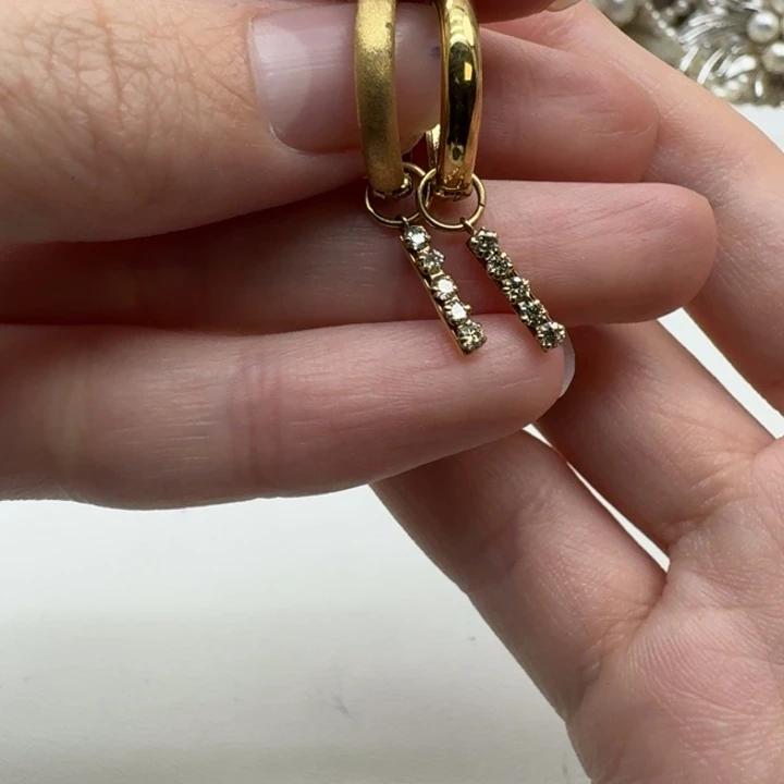 钻石耳饰未镶嵌成品