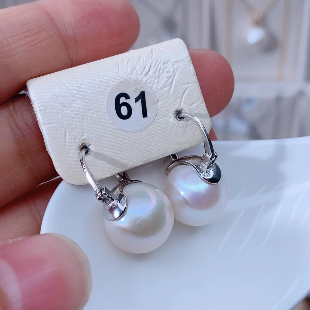 颈饰银S925镶嵌淡水珍珠林*果