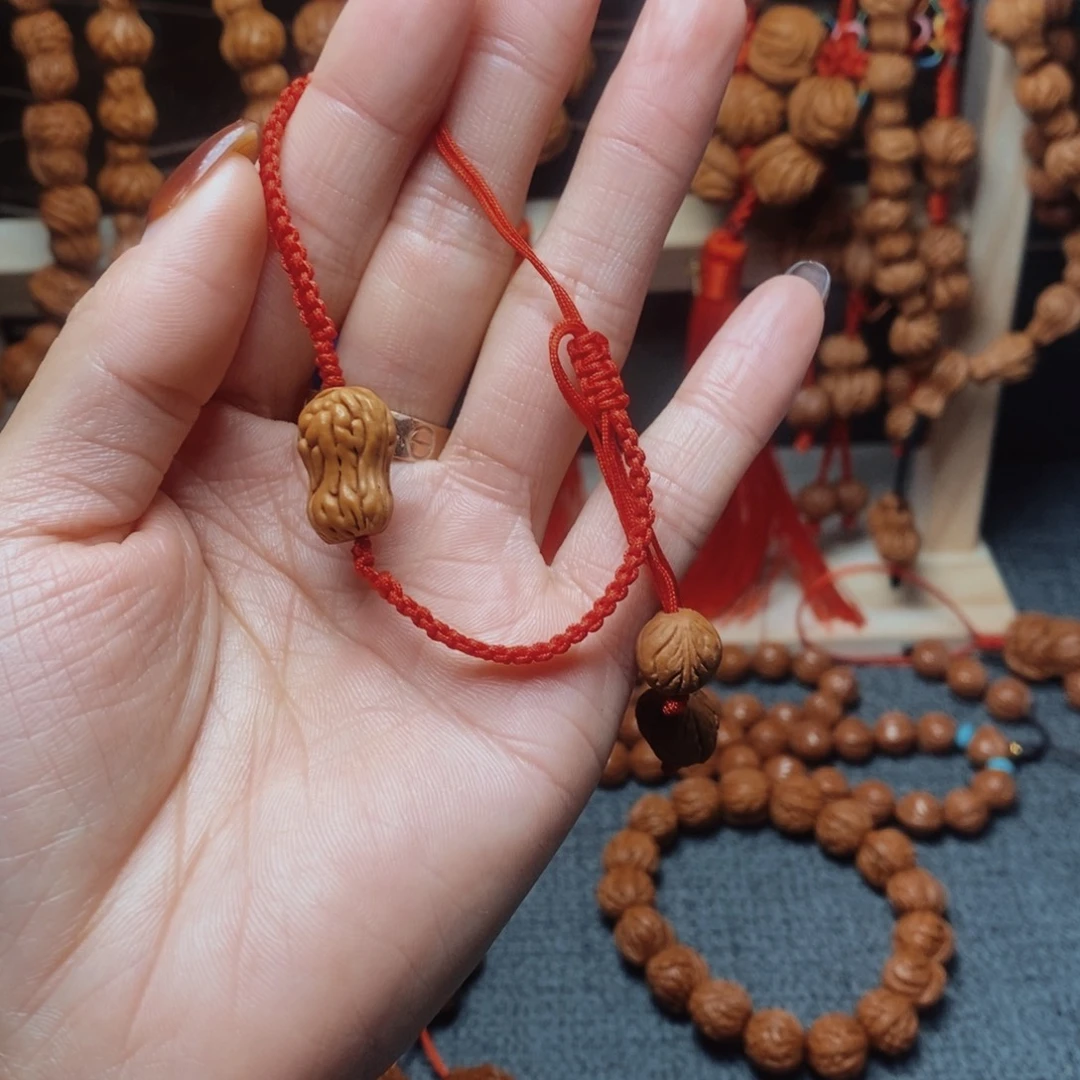 桃核吊坠龙纹桃枭