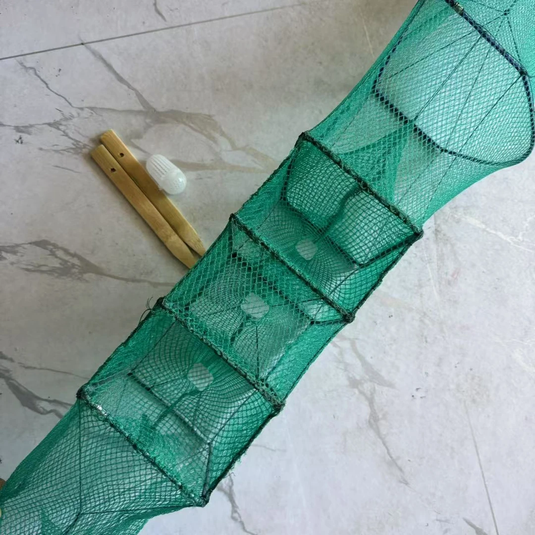 无结中3门【送】地插送饵料球户外精品加厚折叠黄鳝泥鳅专用地笼