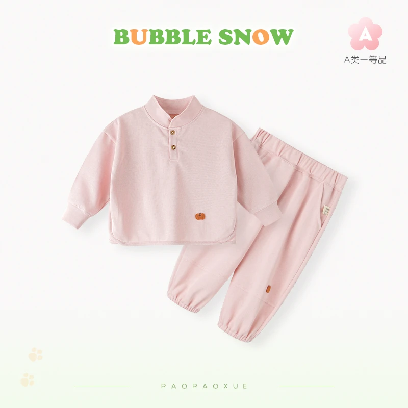 男女童春季外出休闲套装卫衣卫裤运动两件套-1100