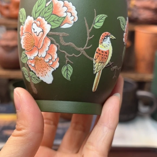 紫砂茶杯微瑕不退换紫砂