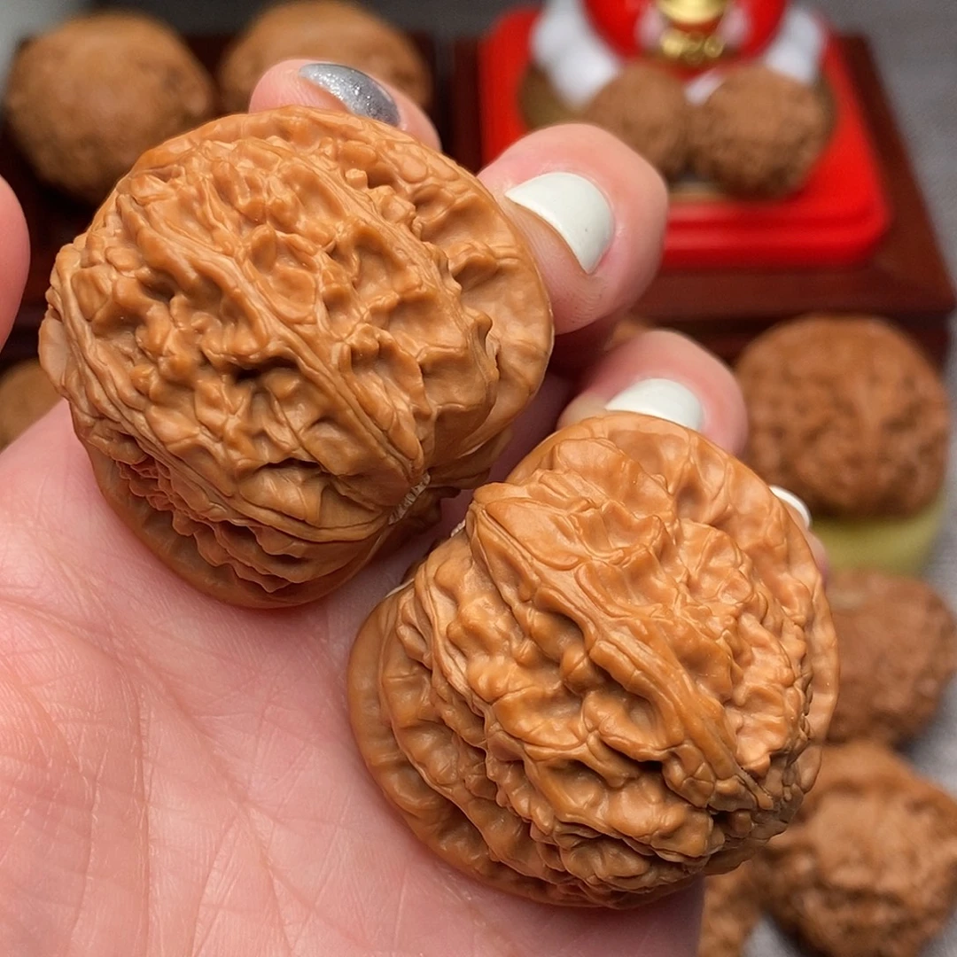 把件文玩核桃白狮子41