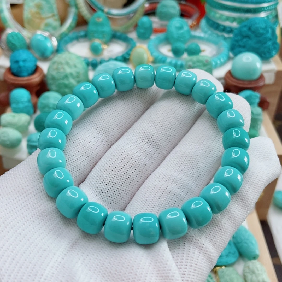 绿松石未镶嵌手串9.3mm