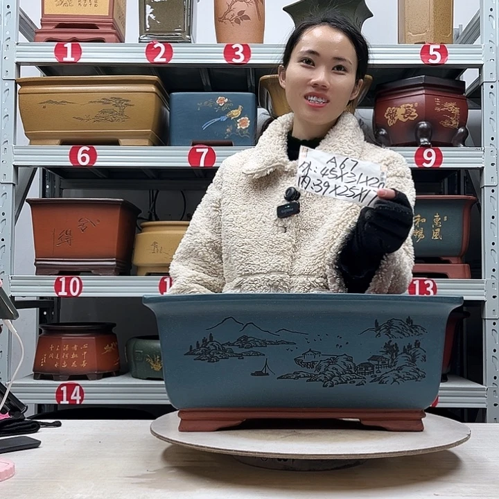 紫砂花盆紫砂花盆