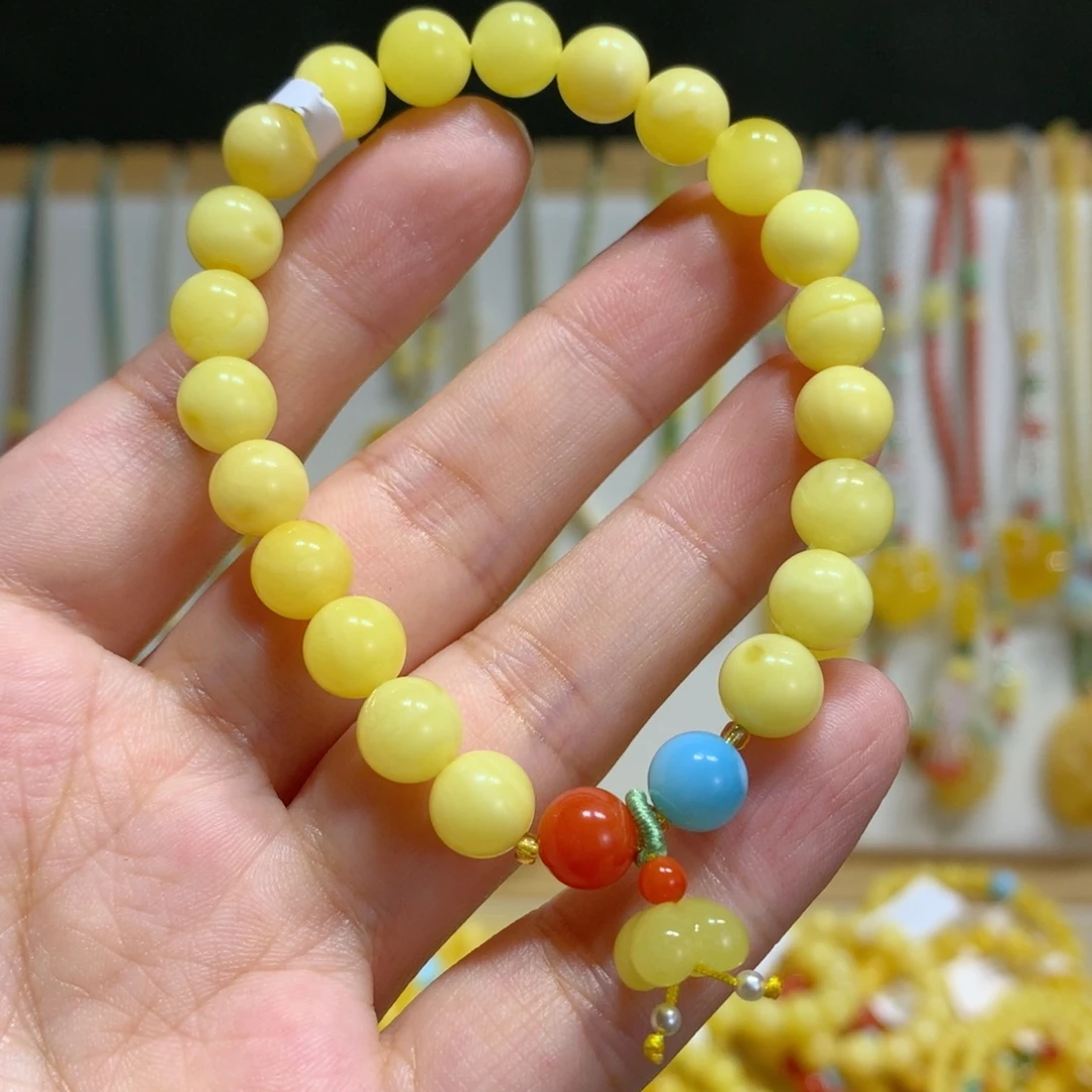 手链蜜蜡未镶嵌7.8mm