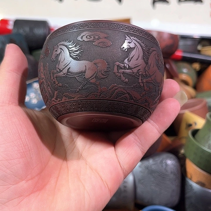 茶杯紫砂全手工紫砂主人杯