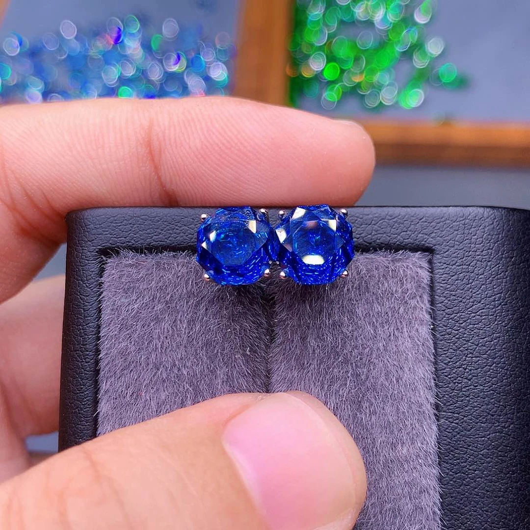 托帕石戒指银S925镶嵌