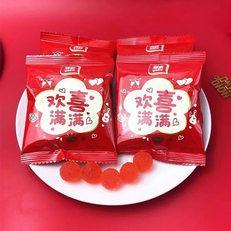 雅客欢喜满满软糖手抓包散装结婚喜糖婚宴零食
