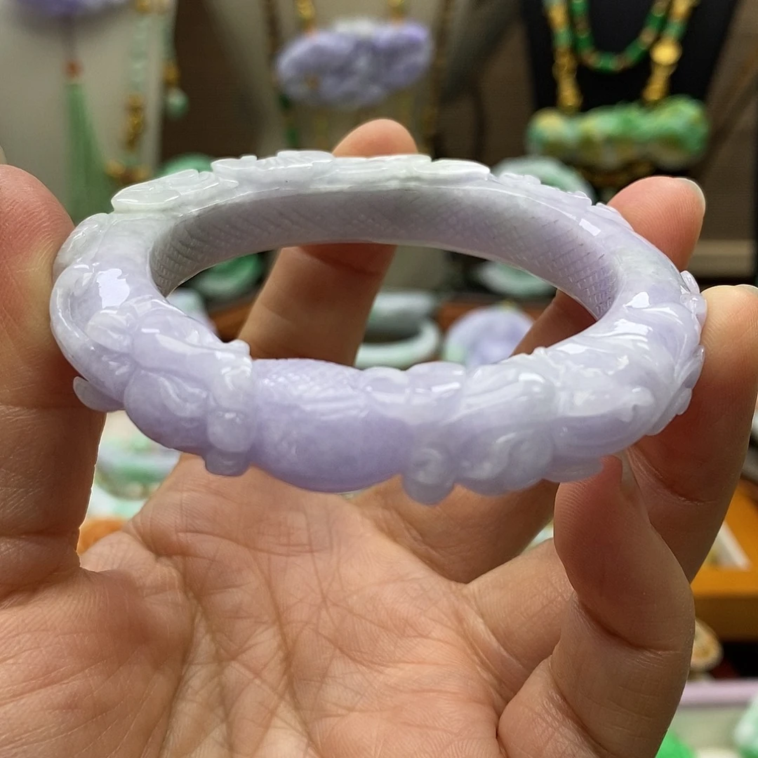 翡翠未镶嵌手镯手镯