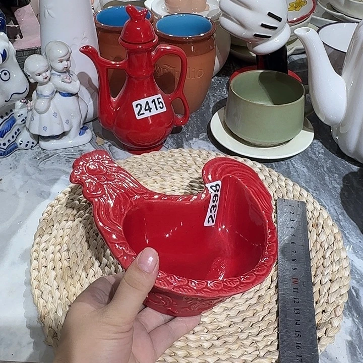 瓷片微瑕陶瓷介意慎拍2398