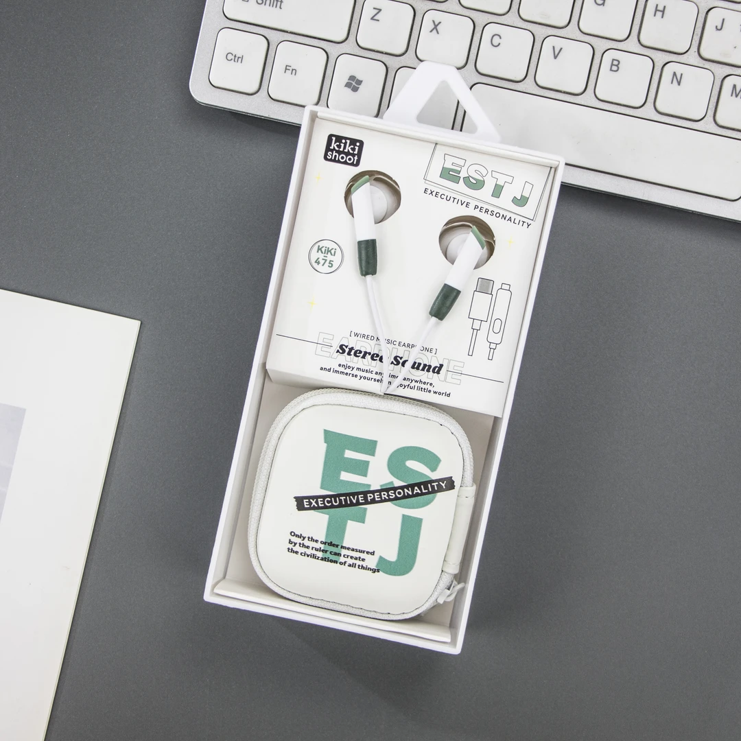 （颜色随机发）type-c接口有线耳机半入耳式降噪高音质ZQ80-31