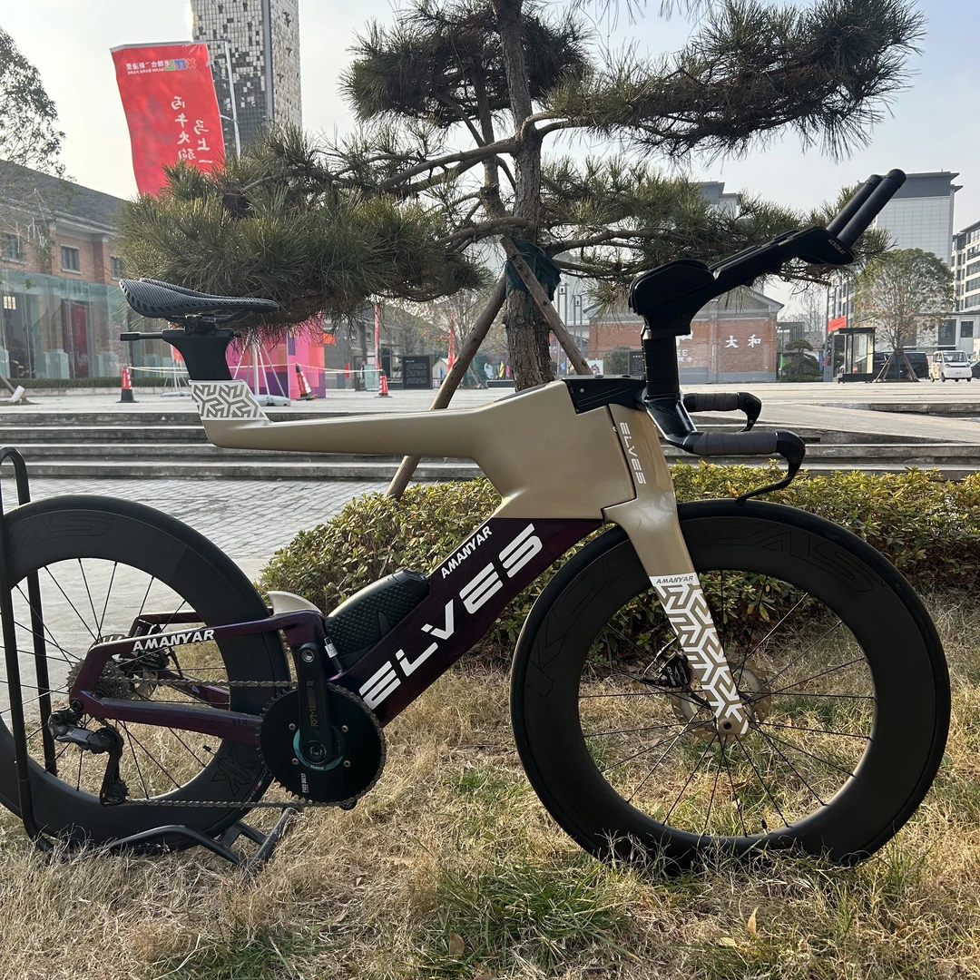 优信优选  全碳公路车  电变 铁三TT车