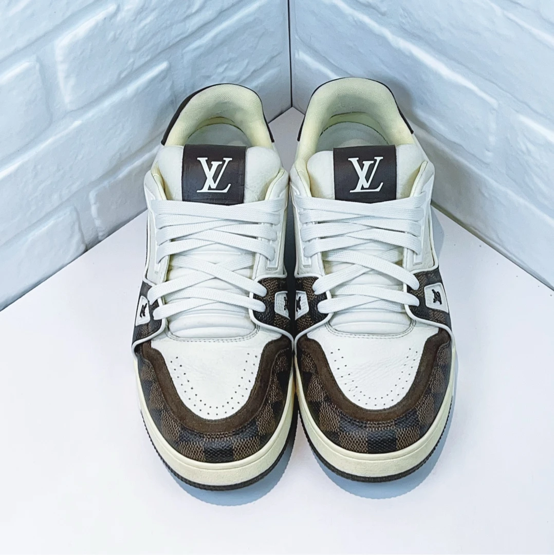 95新 LouisVuitton/路易威登 trainer棋盘格欧码6码 40码