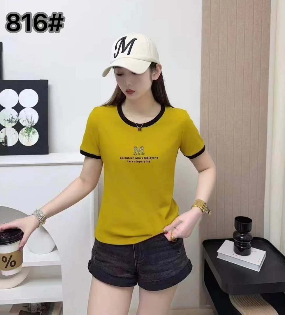 衣念染染❤️潮流时尚修身显瘦百搭短款T恤