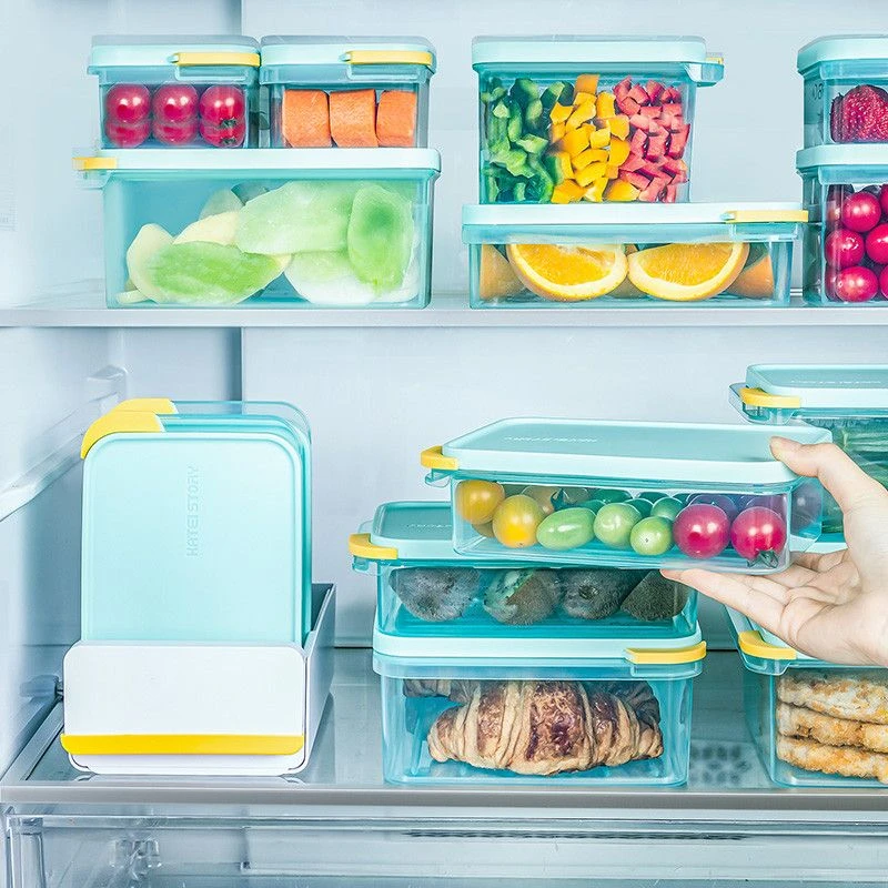 新疆西藏包邮家之物语透明保鲜盒分装盒饭盒分餐盒水果蔬菜收纳盒