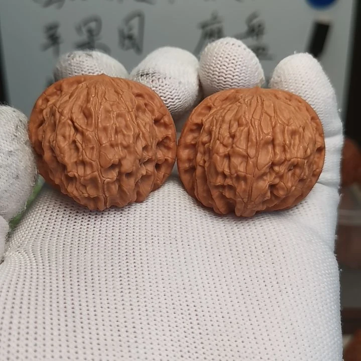 文玩核桃把件39精修山地磨盘