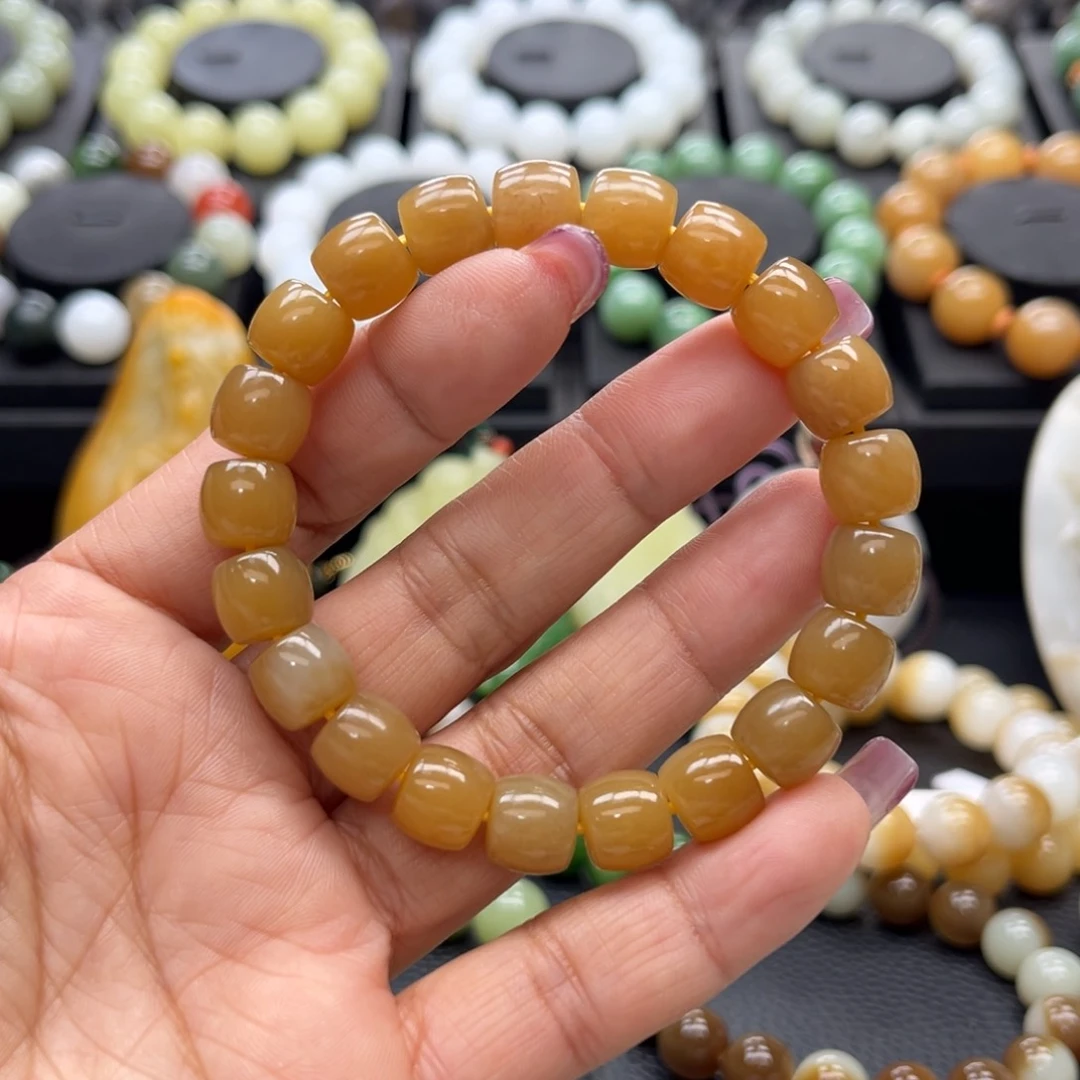 和田玉手串未镶嵌