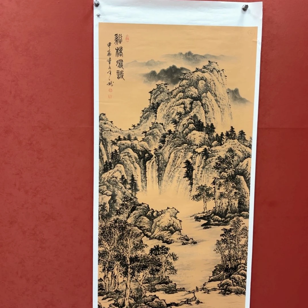 国画王秘山水国画作品