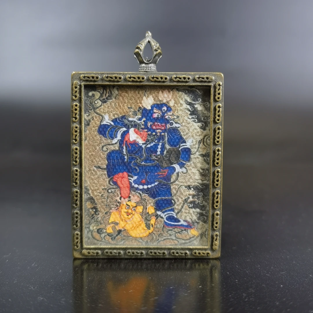 藏式民族风 黑天吊牌 复古百搭